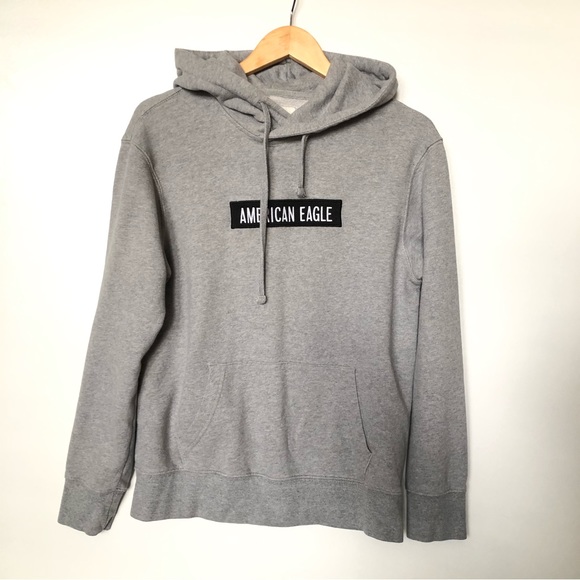 American Eagle Gray Hoodie Size XS Unisex - Picture 1 of 4